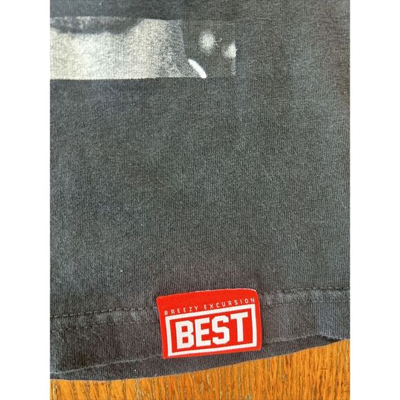 Breezy Excursion Best T Shirt Black Tupac Notorious BIG Mens L Large 90s Rap - Picture 4 of 16